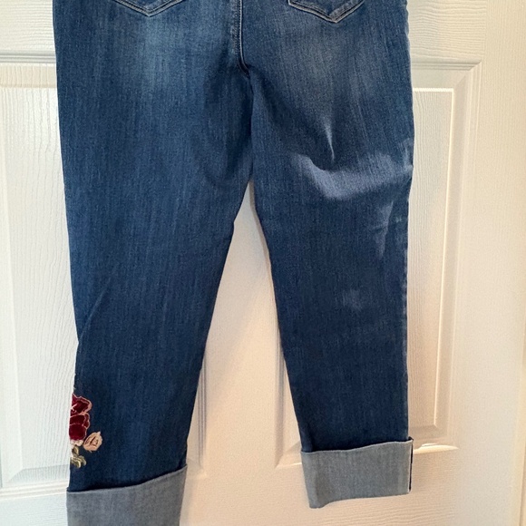 Chico's So Slimming Girlfriend Ankle Embellished Jeans - Picture 3 of 7